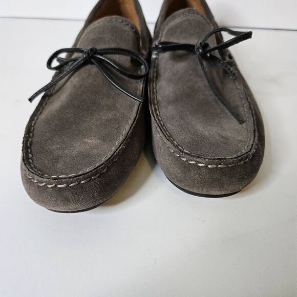 Coach mens gray suede slip on loafers. Size 40(7). - Picture 3 of 9